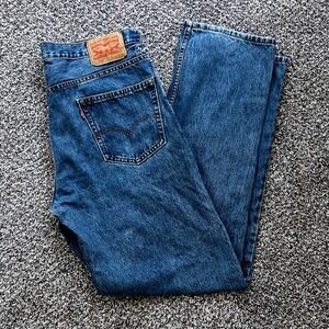 Levi's‎ 550 Relaxed Fit Jeans Blue Denim Mens W34 L31 Vintage Straight Leg